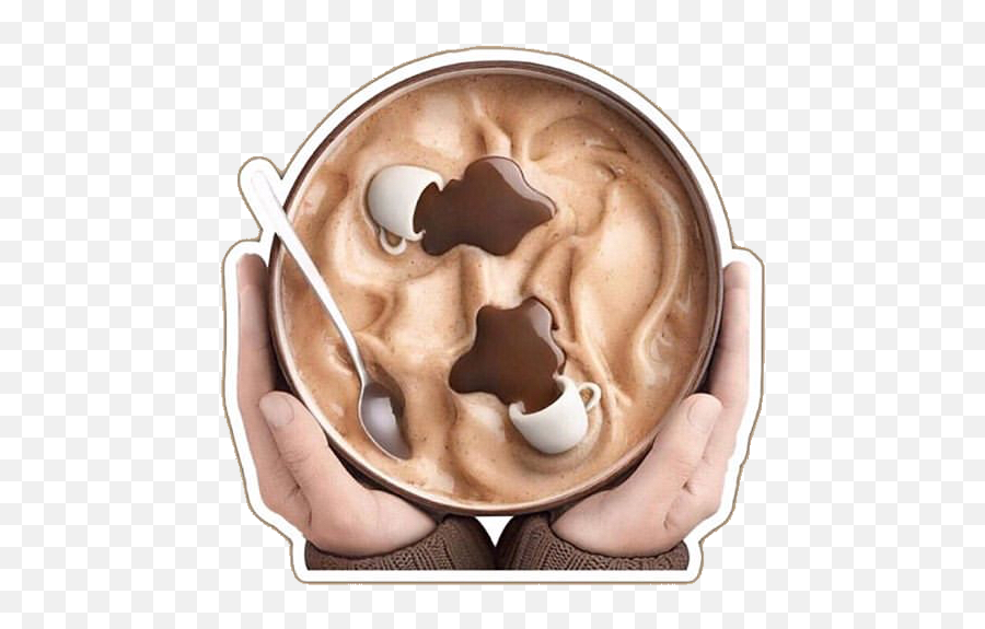 Yogurt Chocolate Meangirls Hands - Food Emoji,Yogurt Cup Emoji