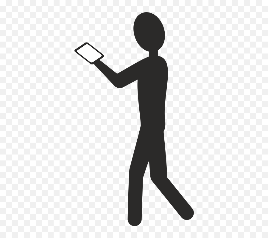 Smartphone Mobile Phone - Piktogramm Person Mit Smartphone Emoji,Army Emoji For Iphone