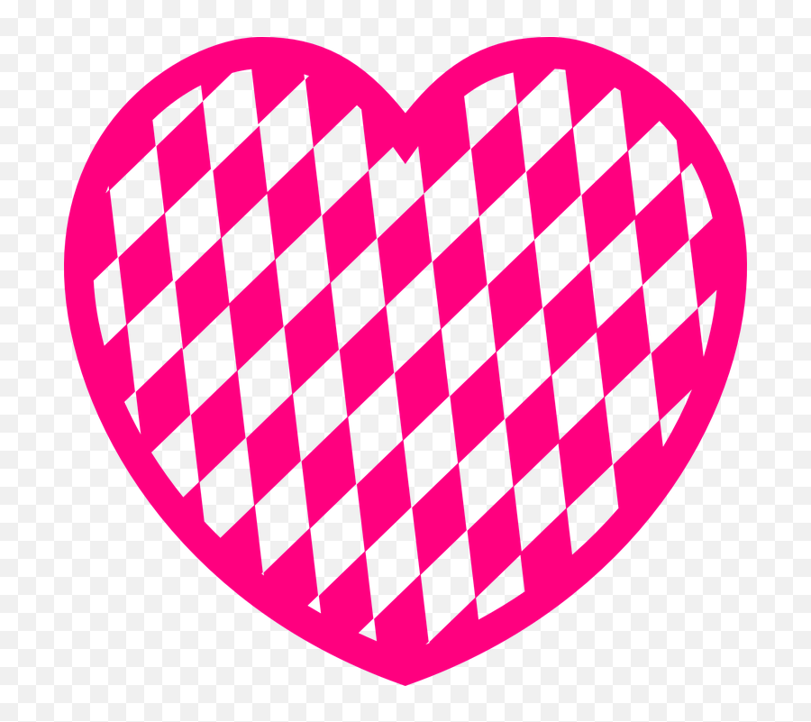 Pattern Heart Diamond - Clip Art Emoji,Pink Diamond Emoji