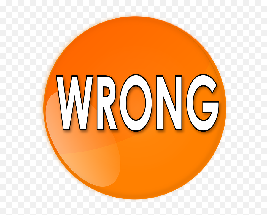 Wrong Button Orange - Wrong Orange Emoji,Facebook Dislike Emoticon