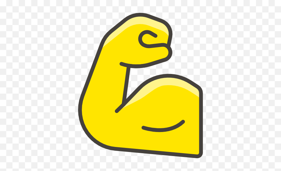 Muscle - Cartoon Bicep Emoji,Muscle Emoji Hat