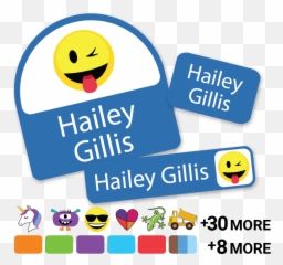 Day Camp Labels For Camp - Smiley Emoji,Gear Emoticon