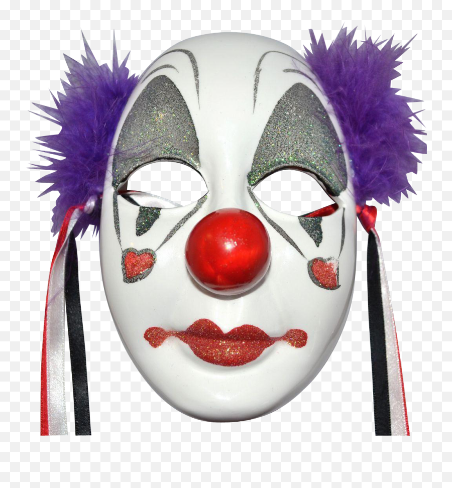 Clown Face Paint Transparent Png - Paint A Clown Mask Emoji,Emoji Face Painting