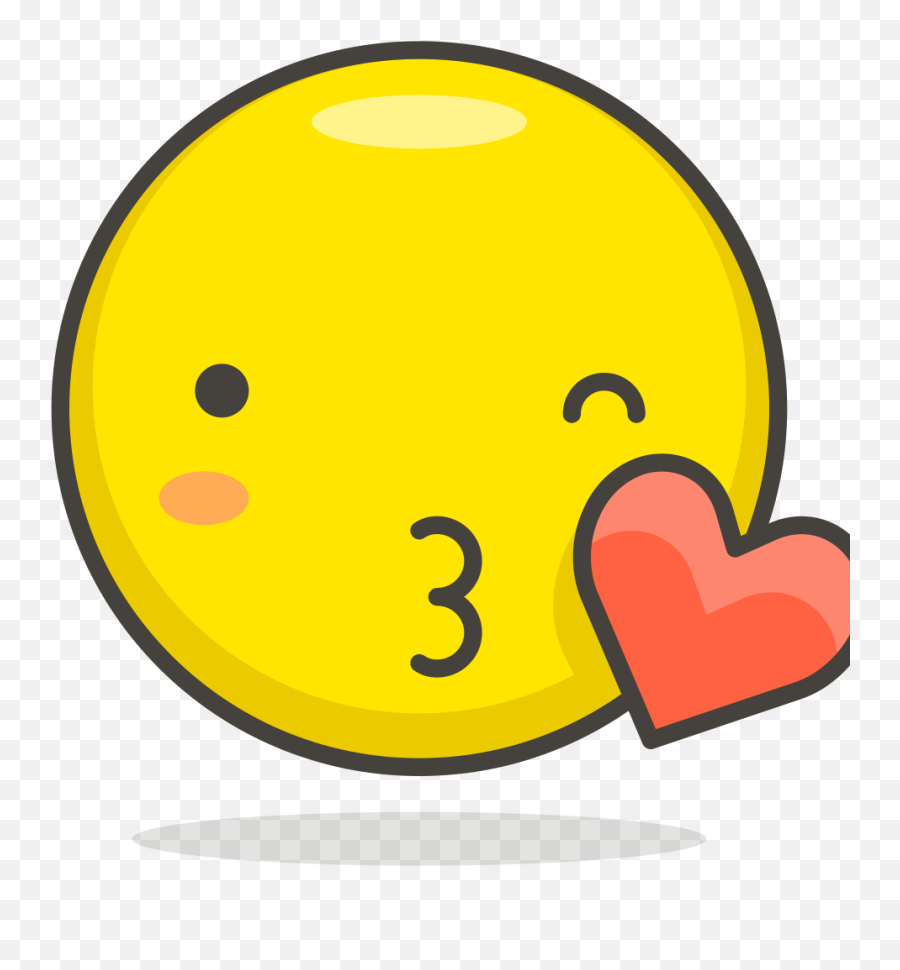 014 - Face Blowing A Kiss Emoji,Kiss Emoji