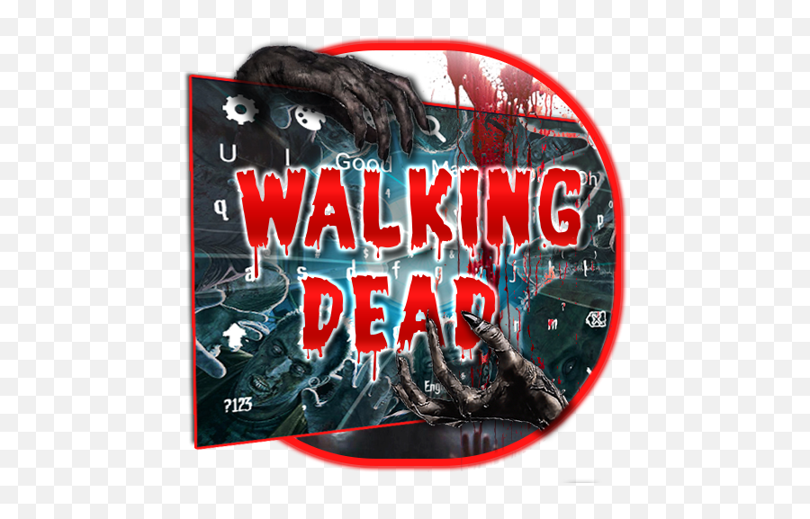 3d Scary Live Dead Zombie Keyboard Theme 10001008 Apk - Graphic Design Emoji,Walking Dead Emoji Download