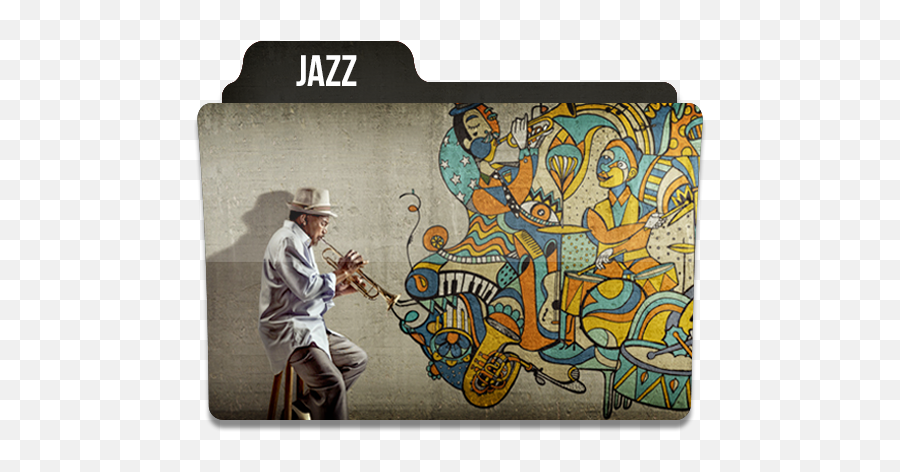 Jazz 2 Icon Music Folder Iconset Limav - Jazz Folder Icon Emoji,Jazz Emoji