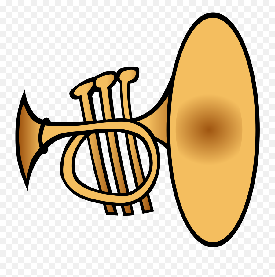 Library Of Trompeta Clip Art Black And White Png Files - Trumpet Clip Art Emoji,Emoji Trumpet