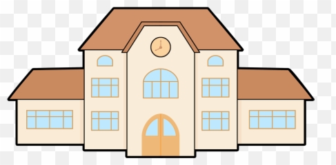 Building free to use clip art 2 - Clipartix Transparent School Emoji