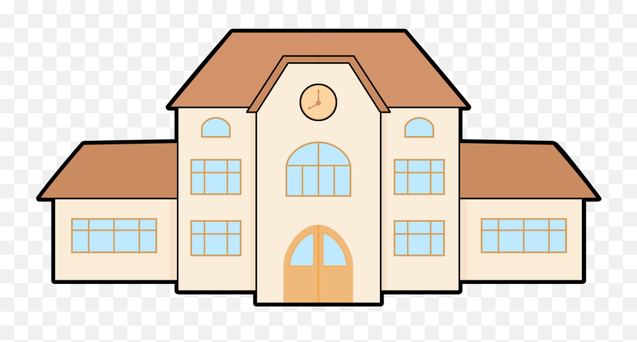 Building Free To Use Clip Art 2 - Clipartix Transparent School Building Clipart Emoji,Buildings Emoji