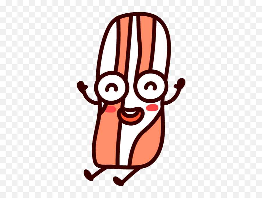 Meat Food Bacon Emoji Vector - Ugly,Bacon Emoji