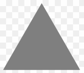 Gray Triangle Icon - Transparent Transparent Background Grey Triangle Emoji,Pyramid Emoji