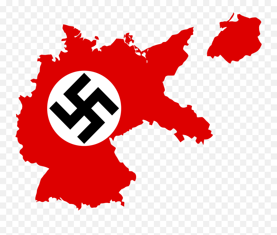 Germany Clipart Map 1933 Germany Map - Nazi Germany Map Transparent Emoji,Nazi Flag Emoji