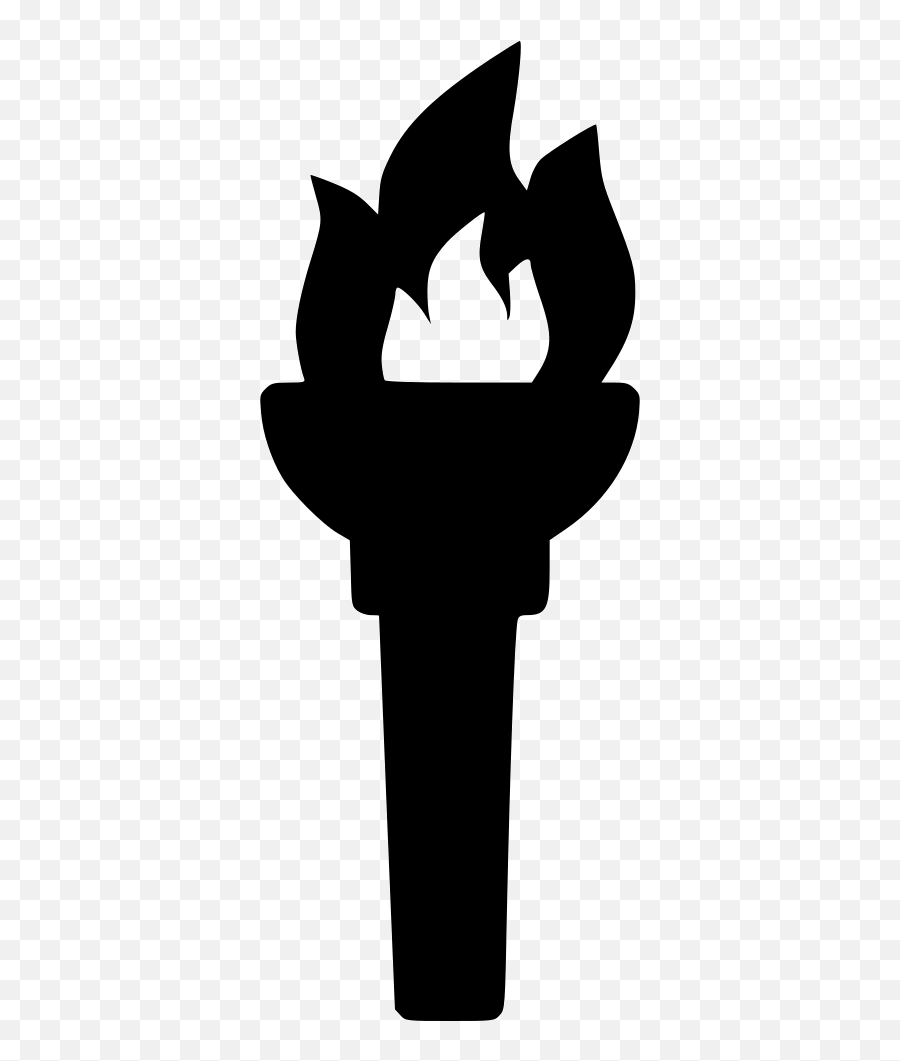 Download Game Fire Flame Olympic Torch - Olympic Torch Torch Silhouette Emoji,Torch Emoji