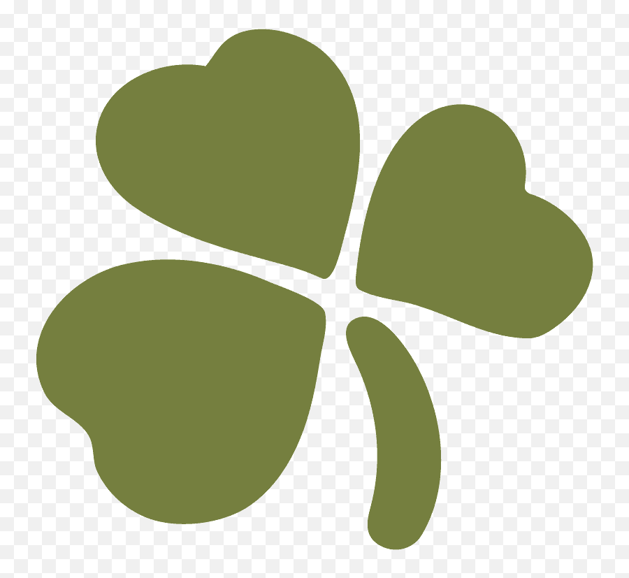 Shamrock Emoji Clipart Free Download Transparent Png - Trevo De 3 Folhas Png,St Patrick's Day Emojis