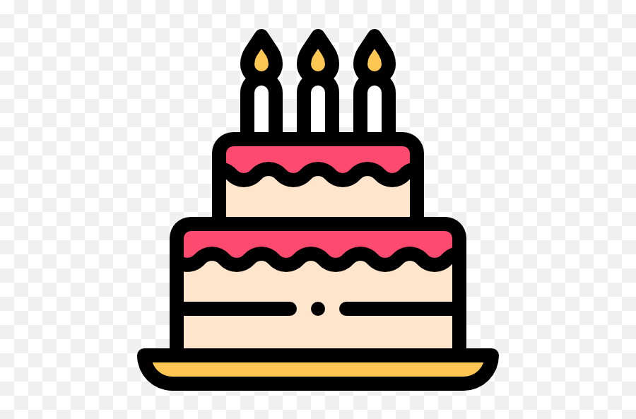 Birthday Cake Free Vector Icons - Geburtstagskuchen Icon Emoji,Birthday Cake Emoji On Snapchat