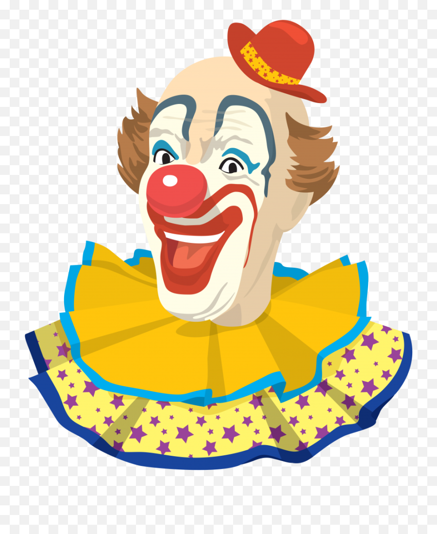 Clownu0027s Carnival Art Vintage Clown Clown Paintings - Clown With A Hat Emoji,Scary Clown Emoji