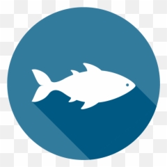 Download Blue Icon Of A Fish - Seafood Icon Png Full Size Vector Sea Food Png Emoji,Seafood Emoji