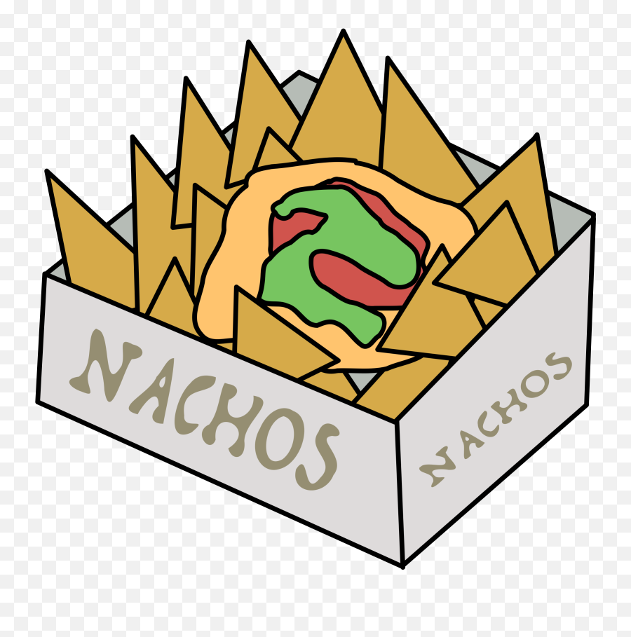 Box Of Nachos Vector Clipart Image - Cartoon Nachos Transparent Background Emoji,Sleeping Emoji Pillow