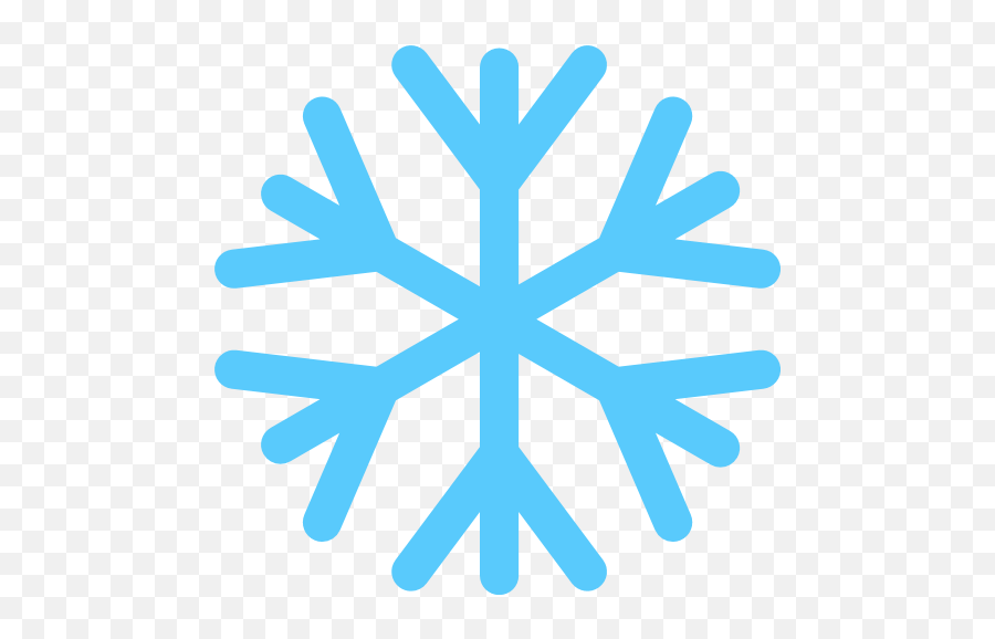 Snowflake Emoji For Facebook Email Sms - Snowflake Icon Png,Snowflake Emoji