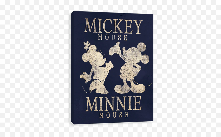 Silhouette Mickey Minnie Mouse - Illustration Emoji,Mickey Mouse Emoji