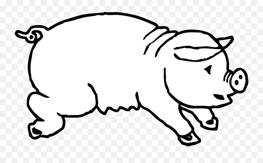 Free Fat Food Vectors - Pig Picture For Preschool Emoji,Man Knife Pig Cow Emoji