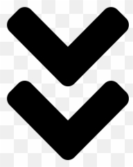 Down Double Arrow - Angle Double Down Emoji,Arrow Emojis