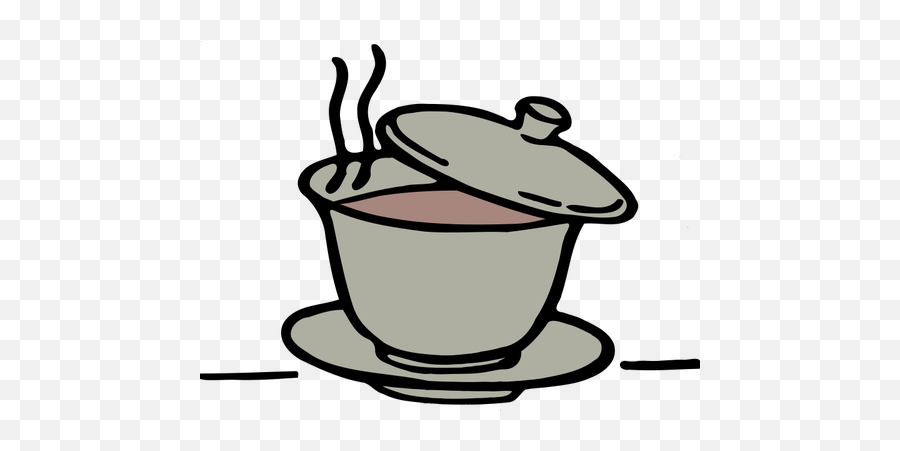 Tea Cup Outline - Chinese Tea Cup Clipart Emoji,Tea Bag Emoji