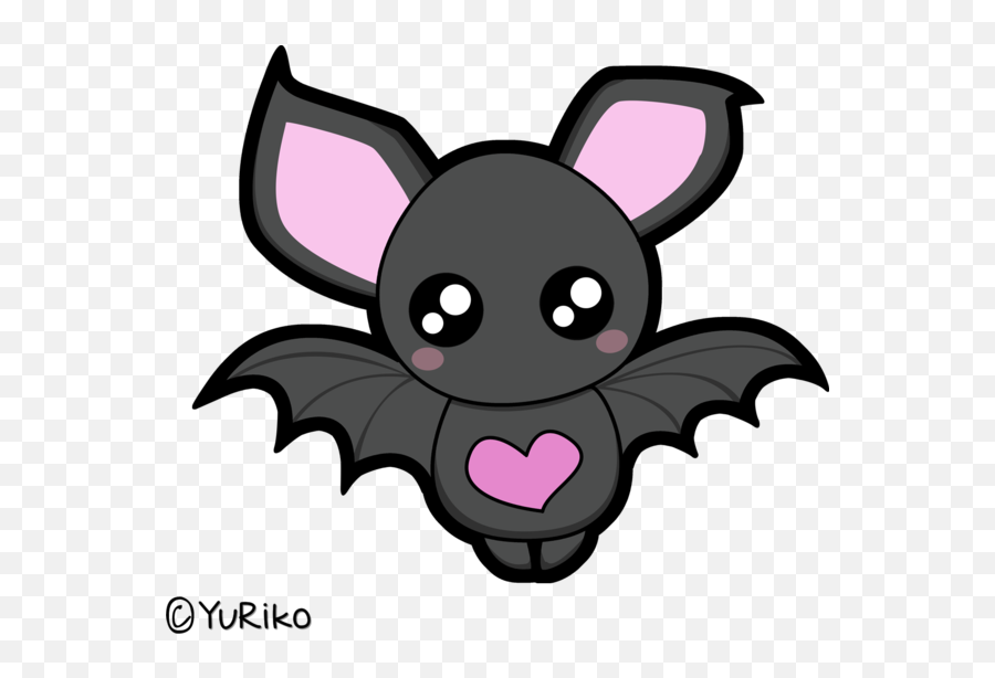 Cute Kawaii Drawings - Drawing Cute Bats Emoji,Emoji Bat