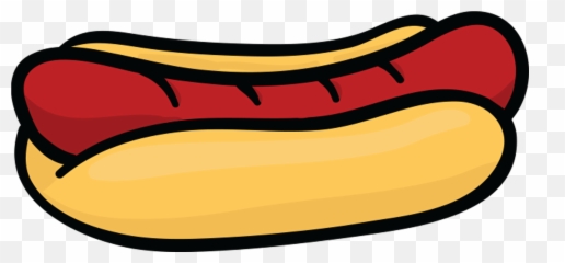 Junk Food Sticker Emoji Pack For - Hot Dog In A Bun Cartoon,Banana Emoji Transparent
