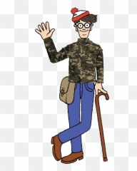 Camo Jacket Waldo - Wally Png Emoji,Waldo Emoji