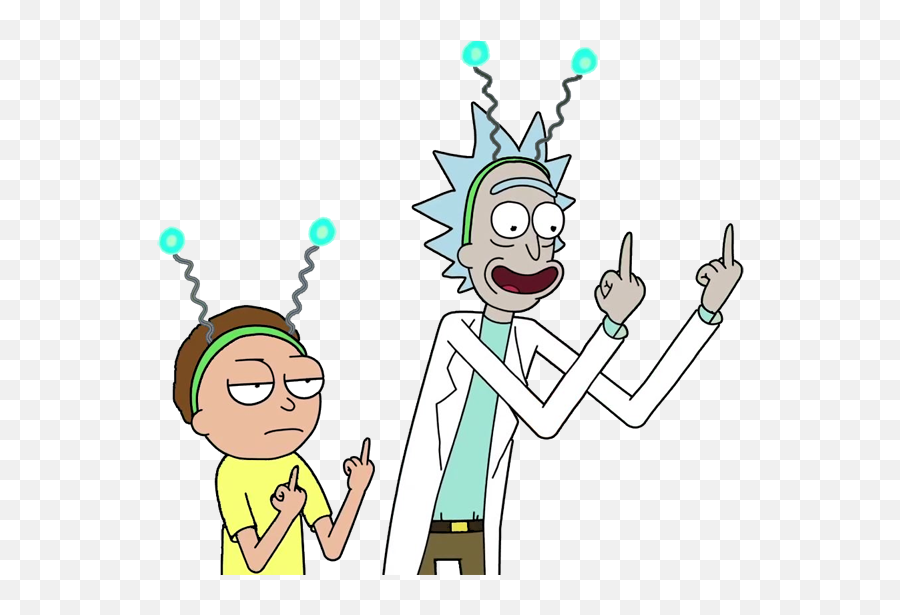 Blackrick And Morty Transparent Background - Rick And Morty Png Emoji,Rick And Morty Emojis