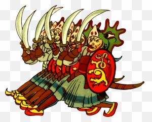 Phalanx Vector Clipart Image - Vektor Pasukan Emoji