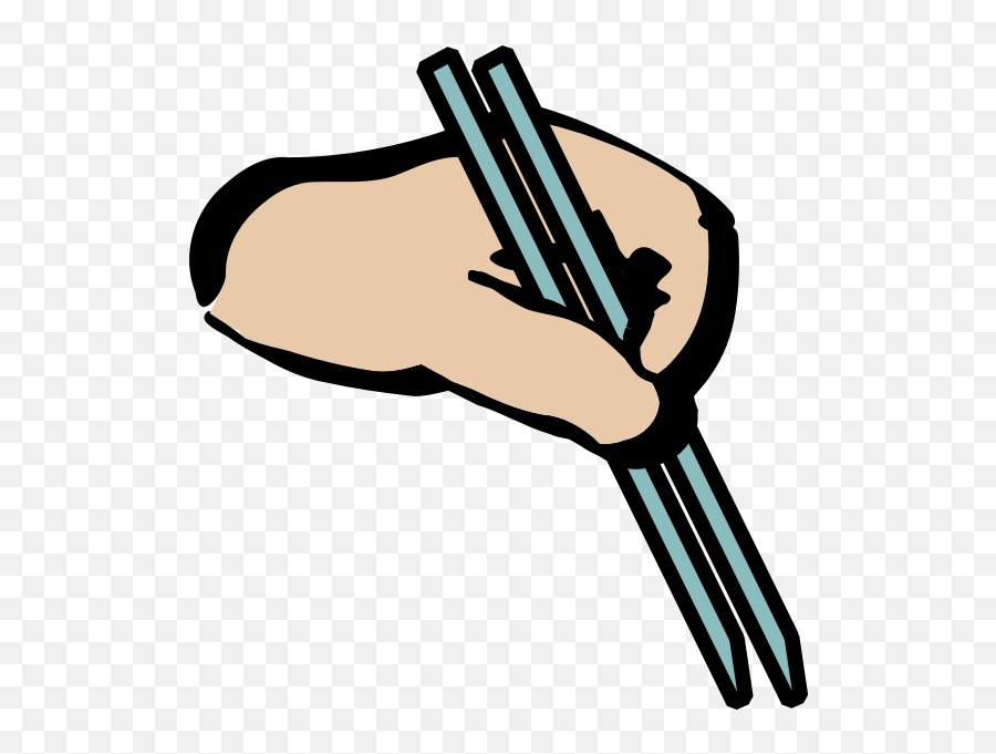 Hand With Chopsticks - Clip Art Emoji,Facebook Dislike Emoticon