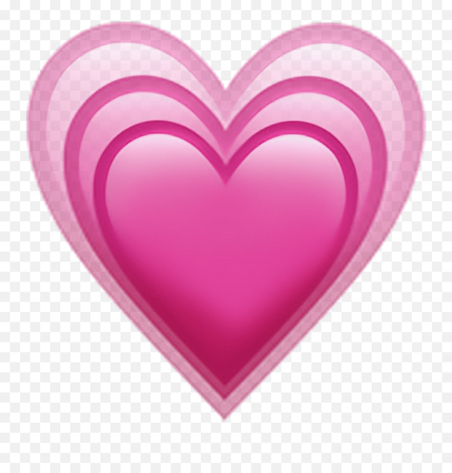 Download Heart Hearts Emoji Emojis - Transparent Pink Heart Emoji Png,Emoji Hearts