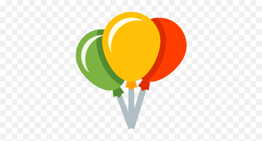 Party Balloons Icon - Free Download Png And Vector Birthday Emoji,Baloon Emoji