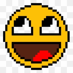 Pixilart - Epic Face D by NicolasPixel Emoji Art Easy