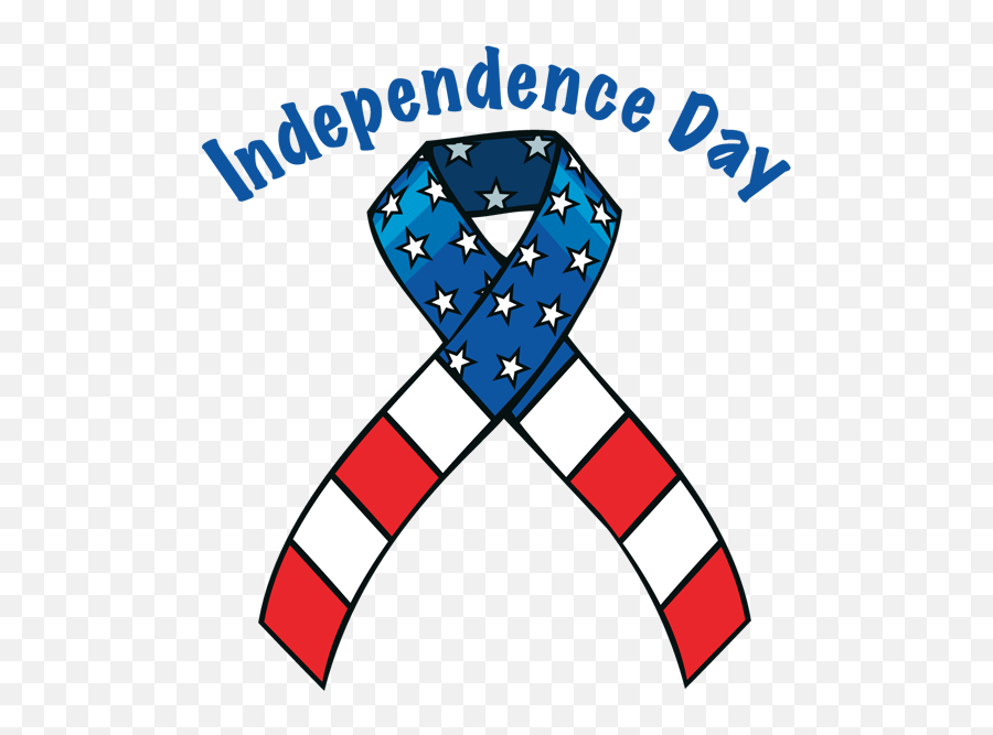 Independence Day Ribbon Png - Independence Day Desenho Emoji,Independence Day Emoji