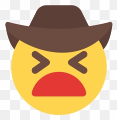 Sad - Free Smileys Icons Emoji Enamorado Sombrero Vaquero,Sad Cowboy Emoji Transparent