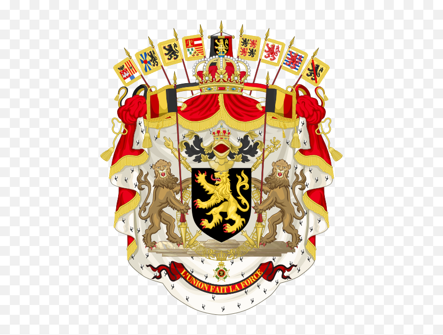 Greater Coat Of Arms Of Belgium - Belgian Coat Of Arms Png Emoji,Justice Emoji