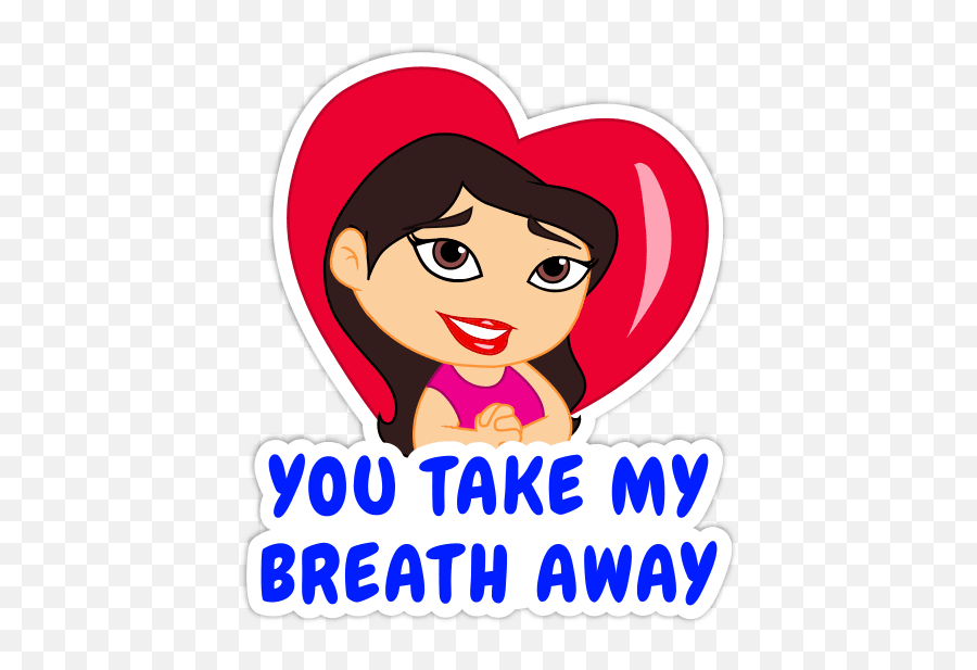 Love Quotes Stickers To Display Affection To Your Loved One - Cartoon Emoji,Emoji Love Quotes