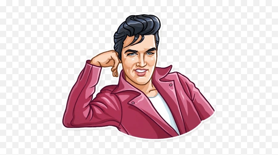 Elvis Presley - Stickers Telegram Elvis Presley Emoji,Elvis Emoji