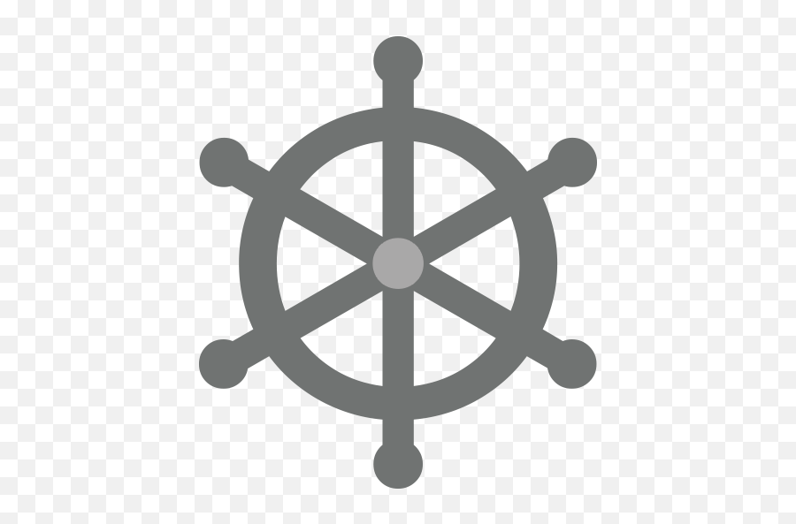 Wheel Of Dharma Emoji For Facebook Email Sms - Dharma Icon Png,Iron Emoji