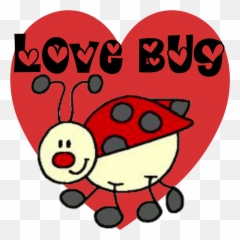 Love Bugs Clipart - Love Bug Clipart Emoji,Scrunchy Face Emoji