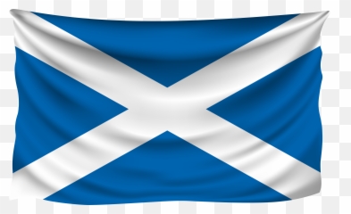 Scotland Wrinkled Flag 2020 National flag - Transparent Png Emoji