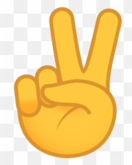 Emoji Victory Hand To -