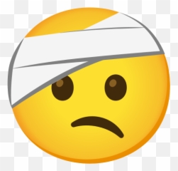 Face With Head - Emoji Vendado