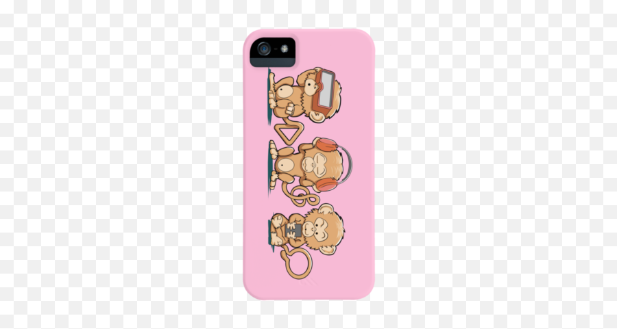 Best Pink Monkey Phone Cases Design By Humans - Iphone Emoji,Boxing Glove Emoji