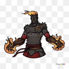 How To Draw Volcano Shadow Fight - 2 Titan Emoji