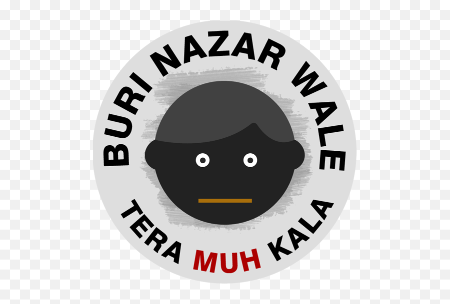 Buri Nazar Wale Tera Muh Kala Sticker - Dragon Sports Emoji,Nazar Emoji