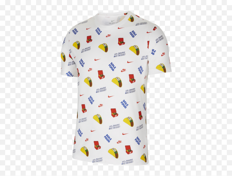 Nike Sole Food Tacos T - Shirt Tshirts Nike Apparel Short Sleeve Emoji,Tacos Emoji